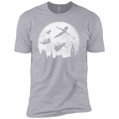 T-Shirts Heather Grey / YXS Full Moon over London Boys Premium T-Shirt