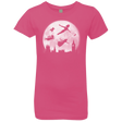 T-Shirts Hot Pink / YXS Full Moon over London Girls Premium T-Shirt