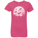 T-Shirts Hot Pink / YXS Full Moon over London Girls Premium T-Shirt