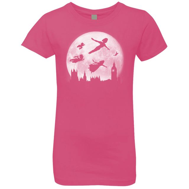 T-Shirts Hot Pink / YXS Full Moon over London Girls Premium T-Shirt
