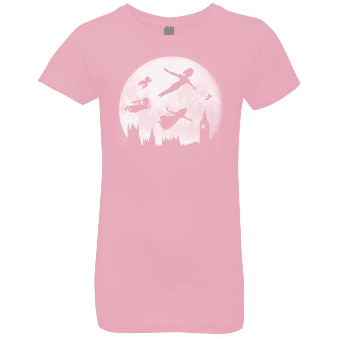 T-Shirts Light Pink / YXS Full Moon over London Girls Premium T-Shirt