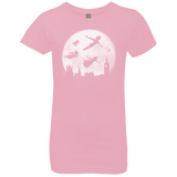 T-Shirts Light Pink / YXS Full Moon over London Girls Premium T-Shirt