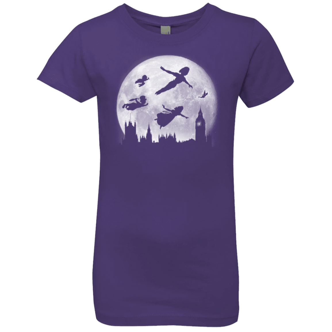T-Shirts Purple Rush / YXS Full Moon over London Girls Premium T-Shirt
