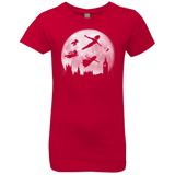 T-Shirts Red / YXS Full Moon over London Girls Premium T-Shirt