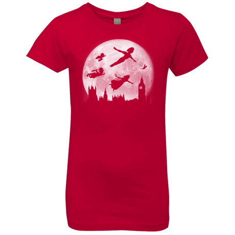 T-Shirts Red / YXS Full Moon over London Girls Premium T-Shirt
