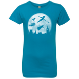 T-Shirts Turquoise / YXS Full Moon over London Girls Premium T-Shirt