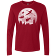 T-Shirts Cardinal / Small Full Moon over London Men's Premium Long Sleeve