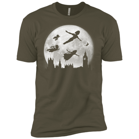T-Shirts Military Green / X-Small Full Moon over London Men's Premium T-Shirt
