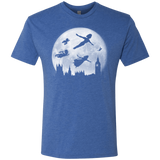 T-Shirts Vintage Royal / Small Full Moon over London Men's Triblend T-Shirt