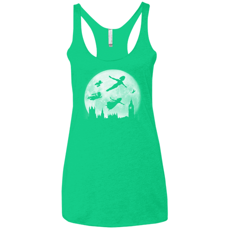 T-Shirts Envy / X-Small Full Moon over London Women's Triblend Racerback Tank