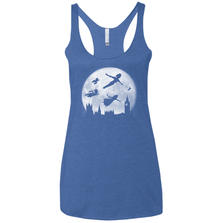 T-Shirts Vintage Royal / X-Small Full Moon over London Women's Triblend Racerback Tank