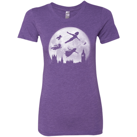 T-Shirts Purple Rush / Small Full Moon over London Women's Triblend T-Shirt