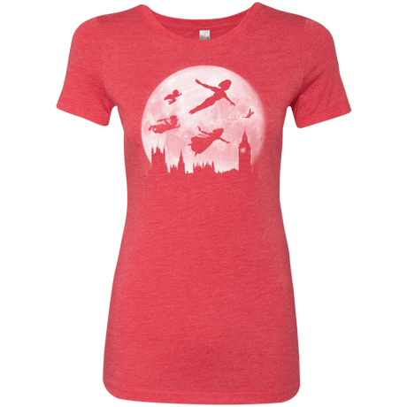 T-Shirts Vintage Red / Small Full Moon over London Women's Triblend T-Shirt