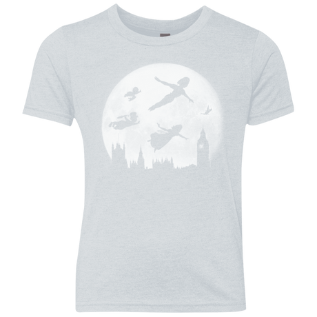 T-Shirts Heather White / YXS Full Moon over London Youth Triblend T-Shirt