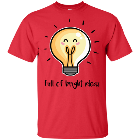 T-Shirts Red / S Full of Bright Ideas T-Shirt