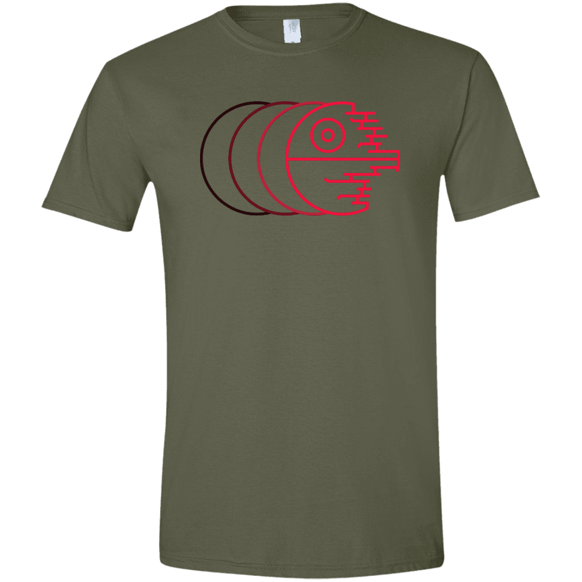 T-Shirts Military Green / S Fully Operational Men's Semi-Fitted Softstyle