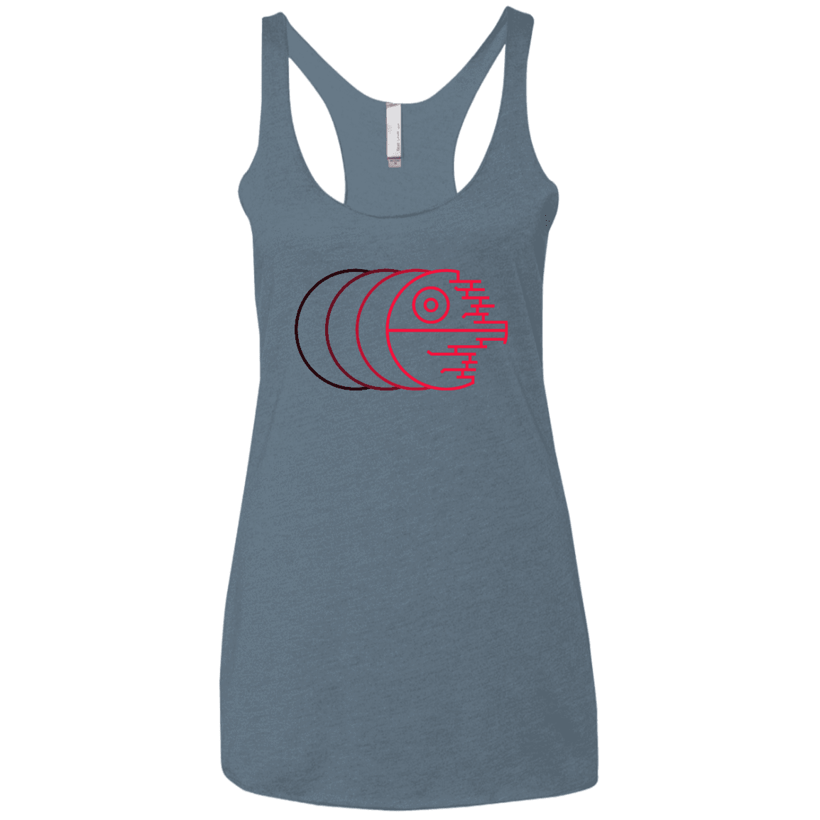 T-Shirts Indigo / X-Small Fully Operational Women's Triblend Racerback Tank