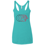 T-Shirts Tahiti Blue / X-Small Fully Operational Women's Triblend Racerback Tank