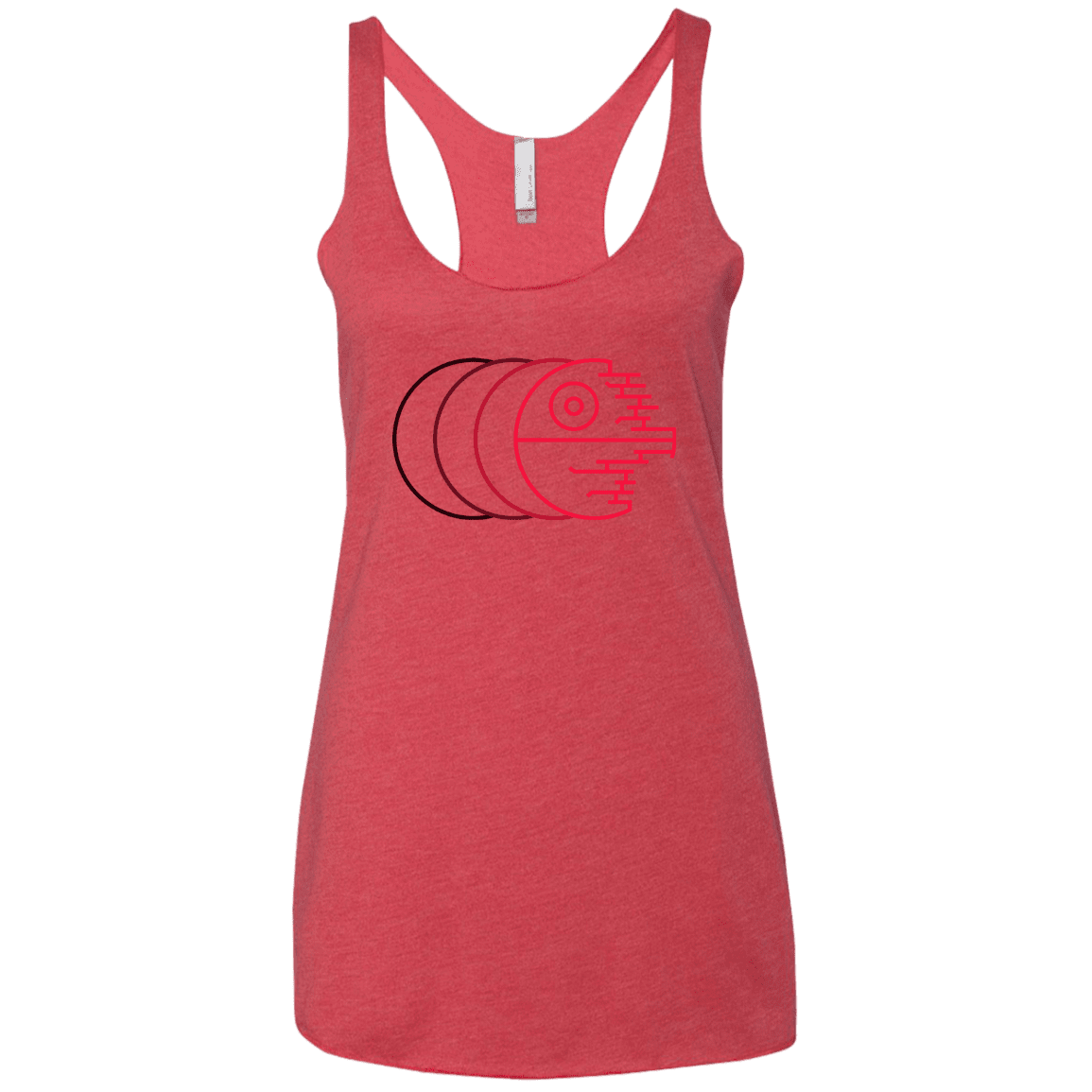 T-Shirts Vintage Red / X-Small Fully Operational Women's Triblend Racerback Tank