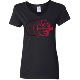 T-Shirts Black / S Fully Operational Women's V-Neck T-Shirt