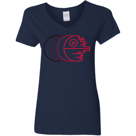 T-Shirts Navy / S Fully Operational Women's V-Neck T-Shirt