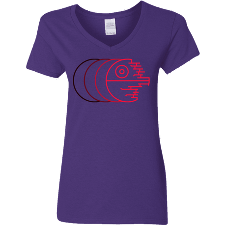 T-Shirts Purple / S Fully Operational Women's V-Neck T-Shirt