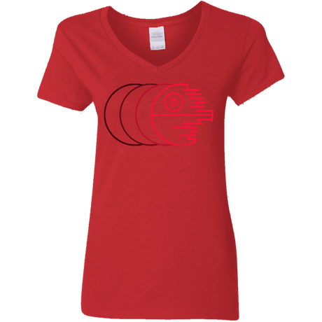 T-Shirts Red / S Fully Operational Women's V-Neck T-Shirt