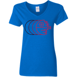 T-Shirts Royal / S Fully Operational Women's V-Neck T-Shirt