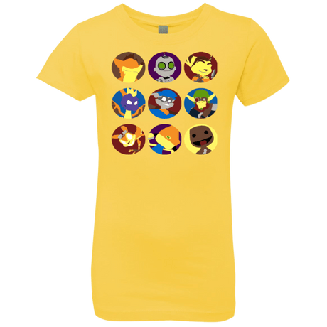 T-Shirts Vibrant Yellow / YXS Fun Heroes Girls Premium T-Shirt
