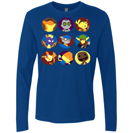 T-Shirts Royal / Small Fun Heroes Men's Premium Long Sleeve