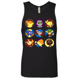 T-Shirts Black / Small Fun Heroes Men's Premium Tank Top