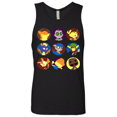 T-Shirts Black / Small Fun Heroes Men's Premium Tank Top
