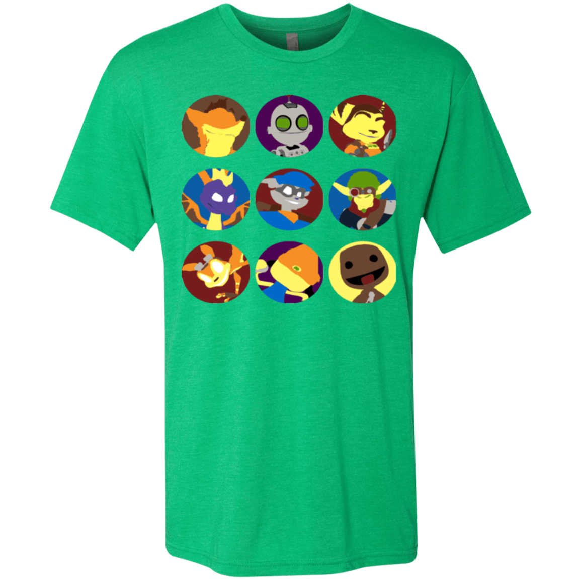 T-Shirts Envy / Small Fun Heroes Men's Triblend T-Shirt