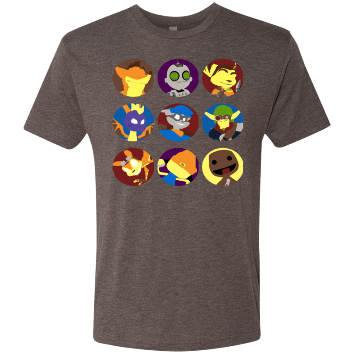 T-Shirts Macchiato / Small Fun Heroes Men's Triblend T-Shirt