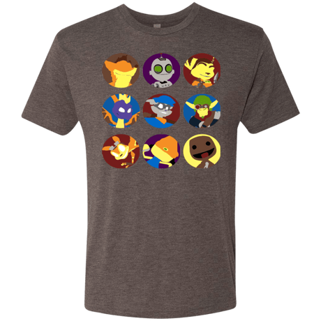 T-Shirts Macchiato / Small Fun Heroes Men's Triblend T-Shirt