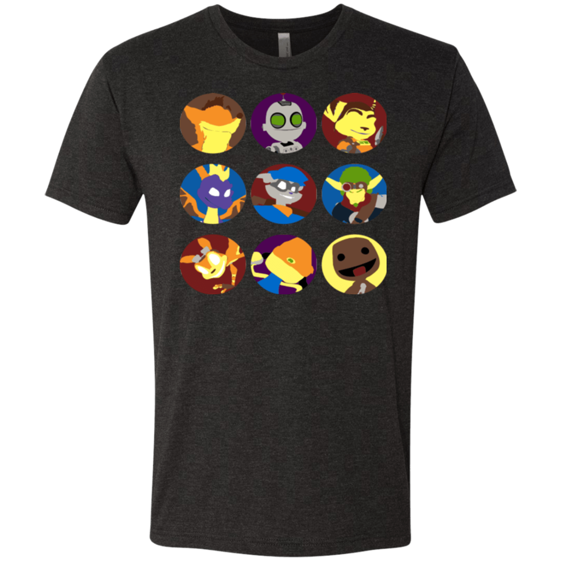 T-Shirts Vintage Black / Small Fun Heroes Men's Triblend T-Shirt