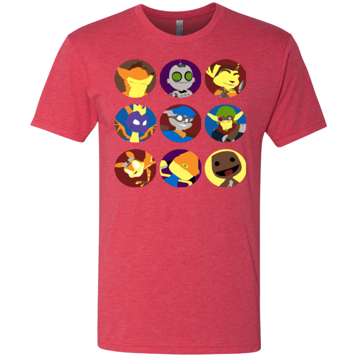 T-Shirts Vintage Red / Small Fun Heroes Men's Triblend T-Shirt