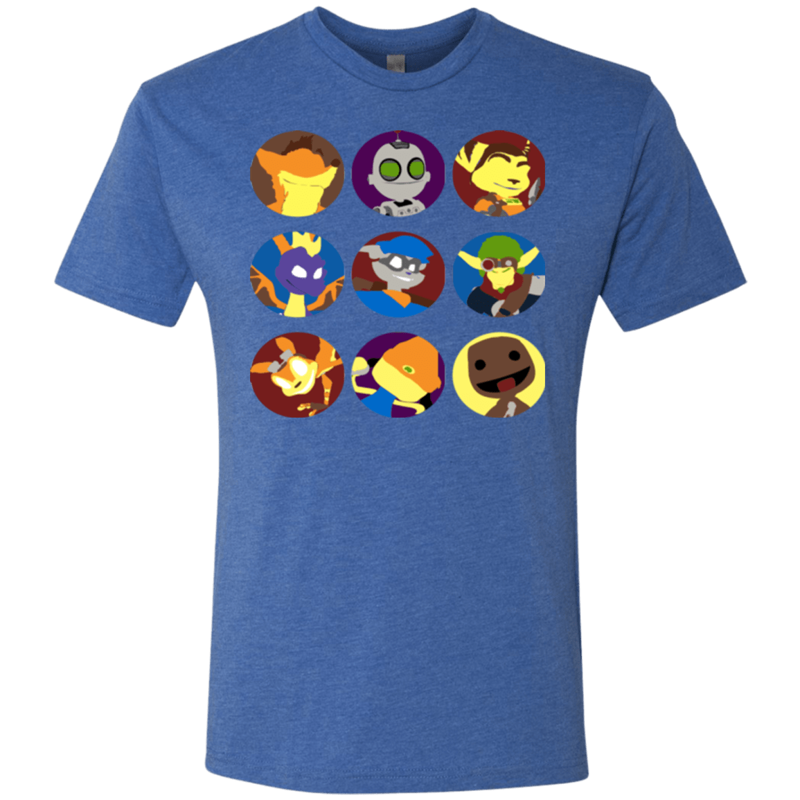 T-Shirts Vintage Royal / Small Fun Heroes Men's Triblend T-Shirt