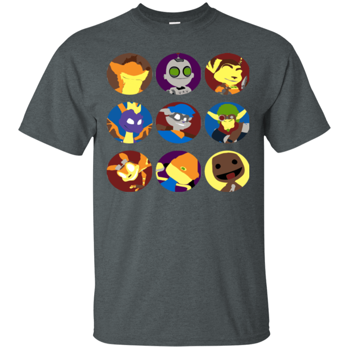 T-Shirts Dark Heather / Small Fun Heroes T-Shirt