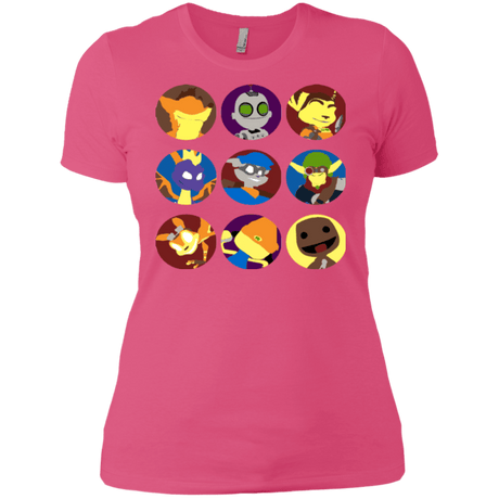 T-Shirts Hot Pink / X-Small Fun Heroes Women's Premium T-Shirt