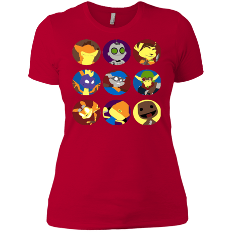 T-Shirts Red / X-Small Fun Heroes Women's Premium T-Shirt