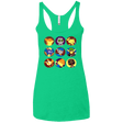 T-Shirts Envy / X-Small Fun Heroes Women's Triblend Racerback Tank
