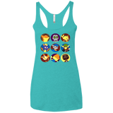 Fun Heroes Women's Triblend Racerback Tank
