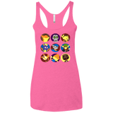 T-Shirts Vintage Pink / X-Small Fun Heroes Women's Triblend Racerback Tank