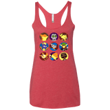 Fun Heroes Women's Triblend Racerback Tank