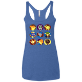 Fun Heroes Women's Triblend Racerback Tank