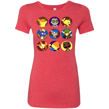 T-Shirts Vintage Red / Small Fun Heroes Women's Triblend T-Shirt