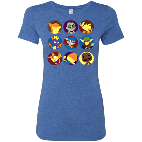 T-Shirts Vintage Royal / Small Fun Heroes Women's Triblend T-Shirt