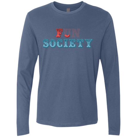 T-Shirts Indigo / Small Fun Society Men's Premium Long Sleeve