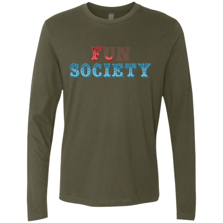 T-Shirts Military Green / Small Fun Society Men's Premium Long Sleeve